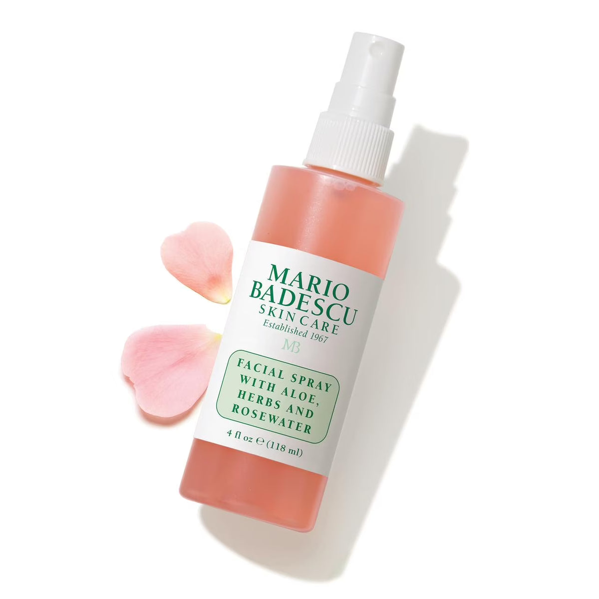 Mario Badescu Rosewater and Aloe Vera Facial Spray Toner, 2 oz