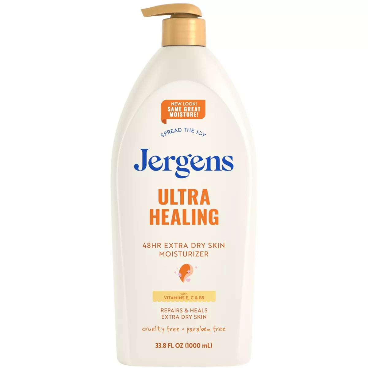 Jergens Ultra Healing Moisturizing Lotion for Dry Skin with Vitamins C, E, and B5