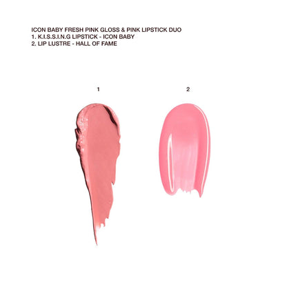 Charlotte Tilbury Icon Baby Lip Duo Set - Mini Lipstick and Full-Size Gloss