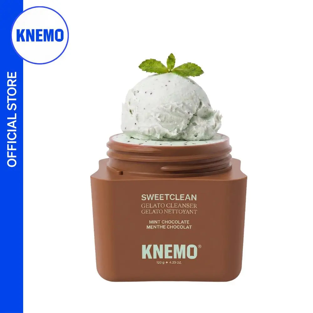 SweetClean Gelato 2-In-1 Cleans & Mask Face Wash - Coconut Bliss for All Skin Types, Hydrating Glycerin Cleanser with Fluffy Foam, 120G (Mint Chocolate, Sea Salt Caramel, Cherry, Vanilla)