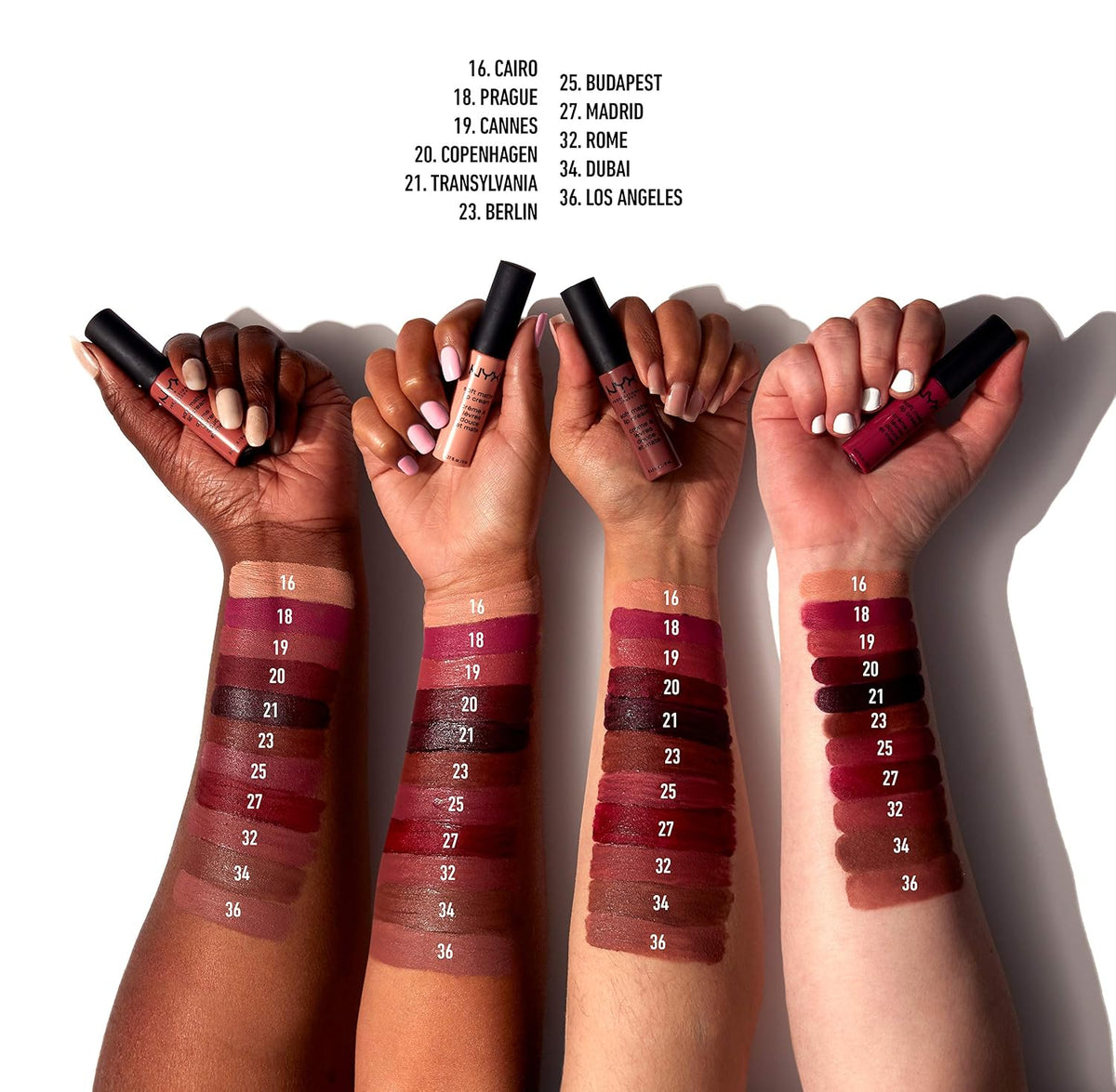 NYX Professional Makeup Soft Matte Lip Cream - Lightweight Liquid Lipstick in Cairo (Matte Pure Nude)