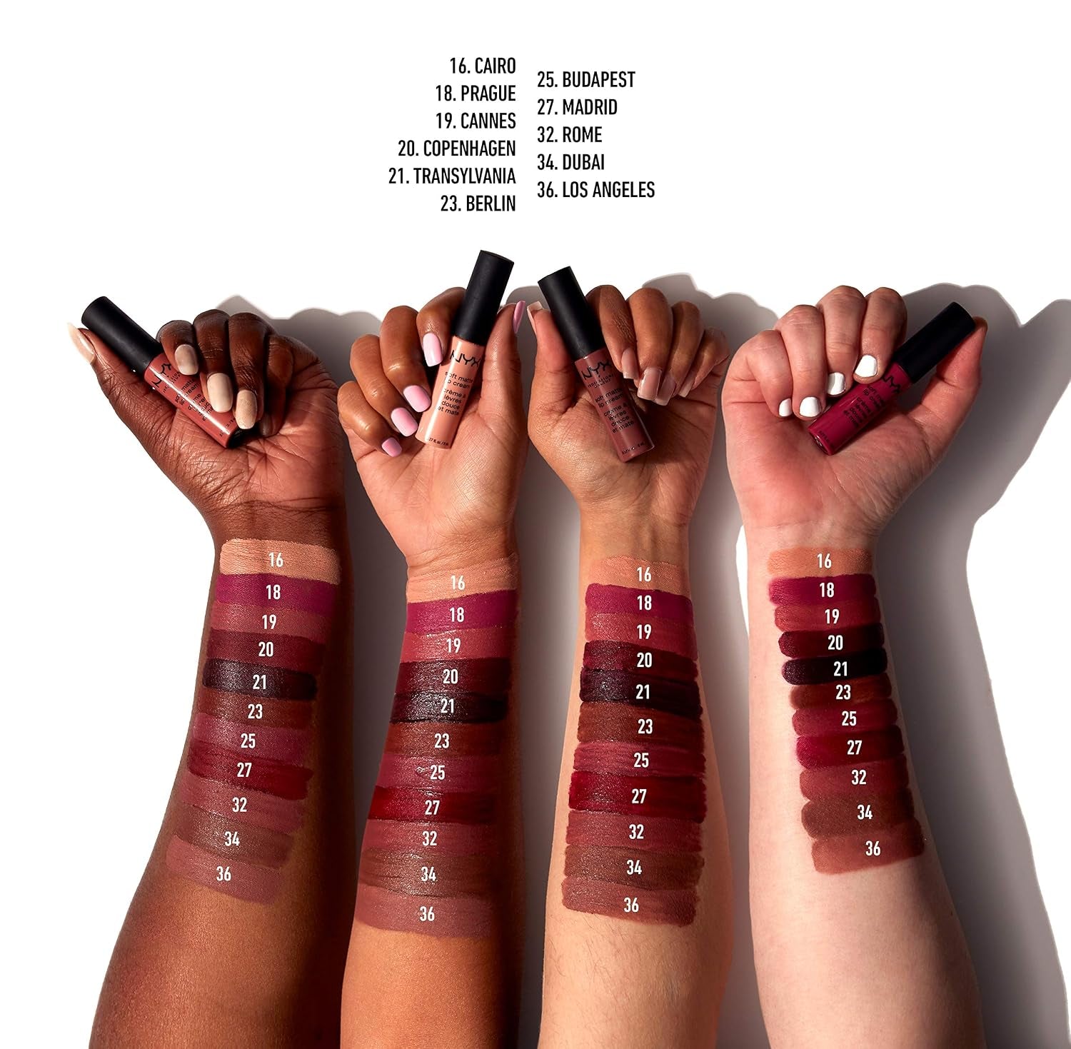NYX Professional Makeup Soft Matte Lip Cream - Lightweight Liquid Lipstick in Cairo (Matte Pure Nude)