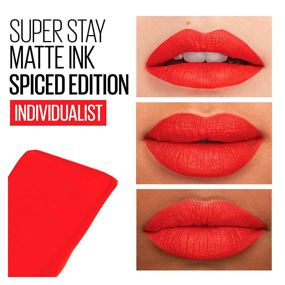 Maybelline New York Superstay Matte Ink Liquid Lipstick - Spiced Edition, Individualist, 0.17 oz