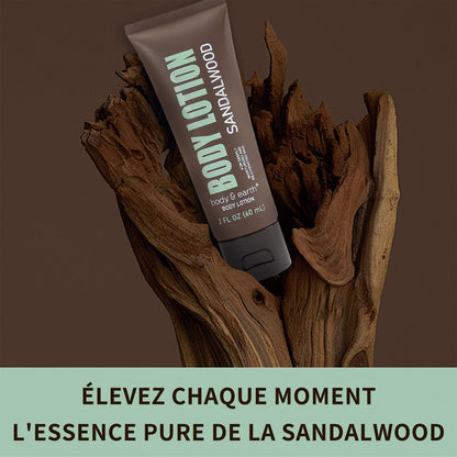 3Pc Sandalwood Gifts for Men Spa Gifts Bath Set for Man