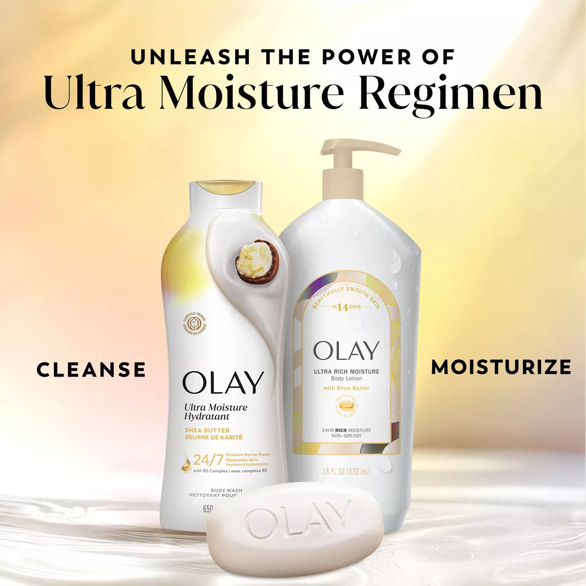 Olay Ultra Moisture Body Wash with Shea Butter, 22 Fl Oz