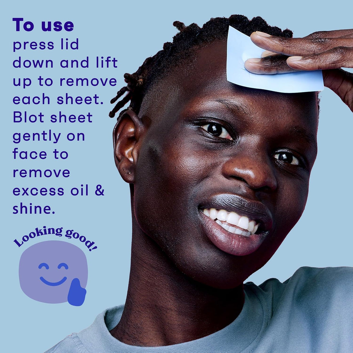 Clean & Clear Essentials Oil Absorbing Sheets, 50 Count, Pack of 3