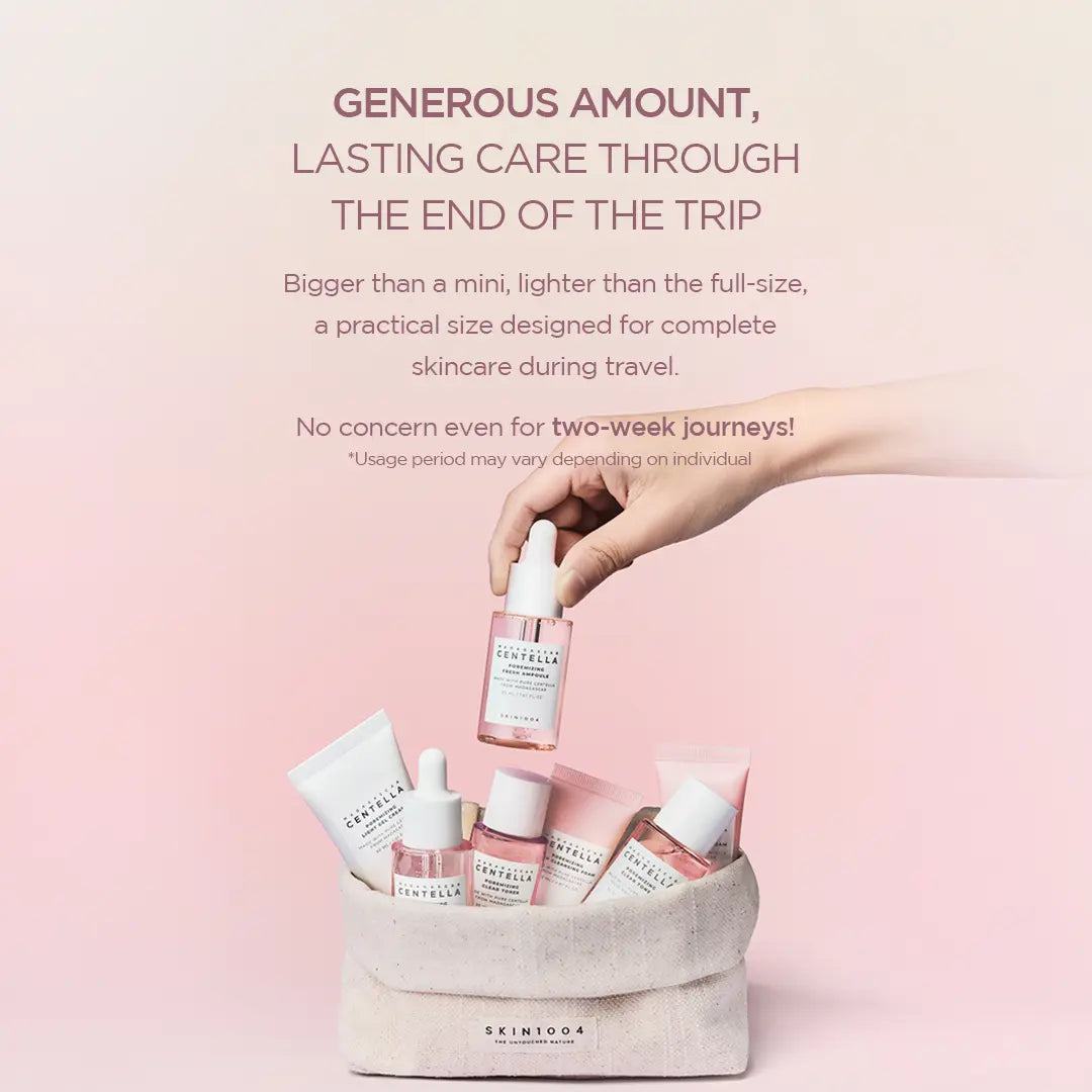 Elevate Your Skincare Routine with the Madagascar Centella Poremizing Travel Kit - Complete 4-Step Pore Care System