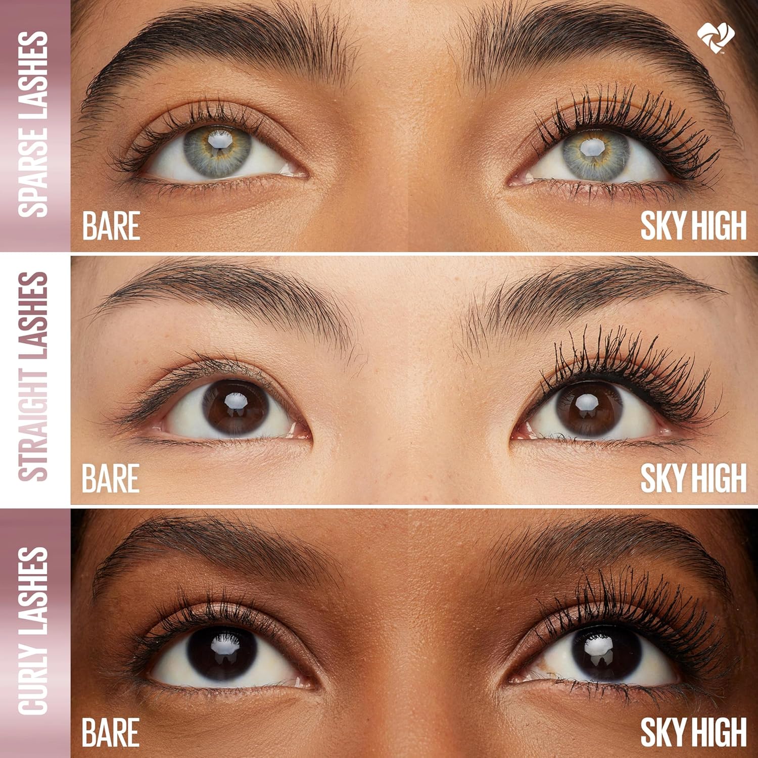 Elevate Your Lash Game with Maybelline Lash Sensational Sky High Washable Mascara - Unleash Volume, Length, and Definition in Stunning Blackest Black