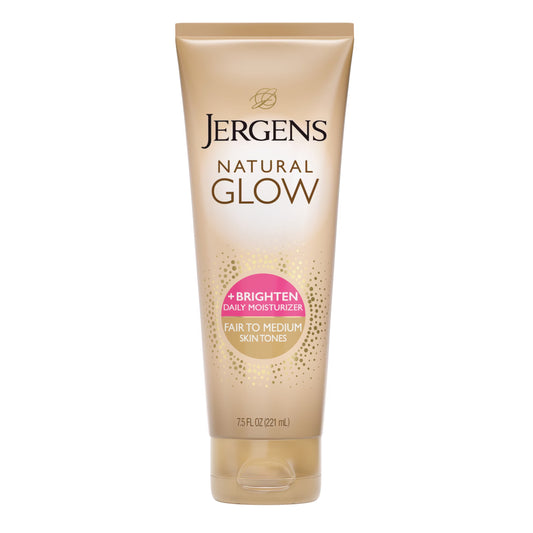 Natural Glow Daily Moisturizer and Sunless Self-Tanning Lotion for Fair to Medium Skin, 7.5 Fl Oz