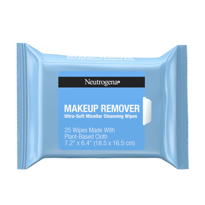 Makeup Remover and Cleansing Towelettes, 25 Count