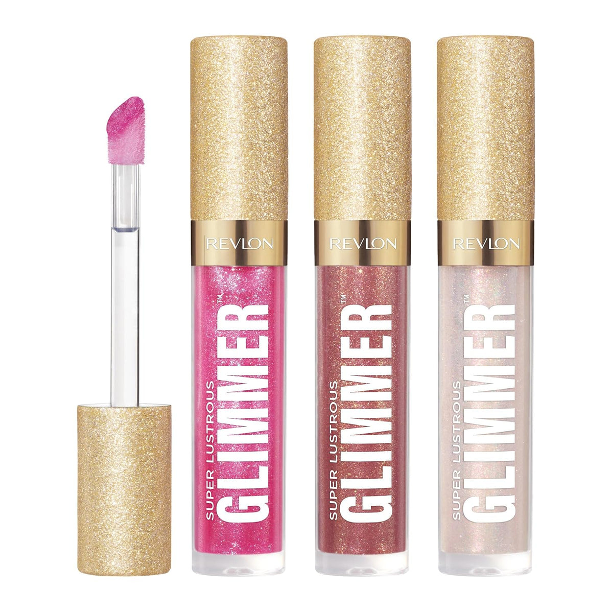 Revlon Super Lustrous Glimmer Gloss Collection, 3-Piece Set