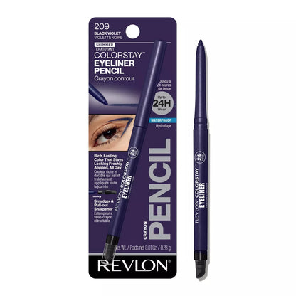 Revlon ColorStay Waterproof Eyeliner Pencil with Built-In Sharpener - 0.01 oz