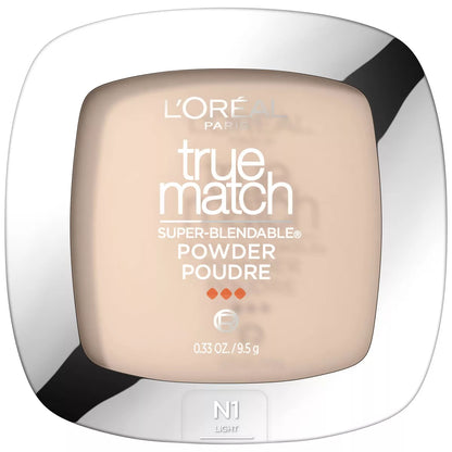 L'Oreal Paris True Match Super Blendable Oil-Free Pressed Powder, 0.33 oz