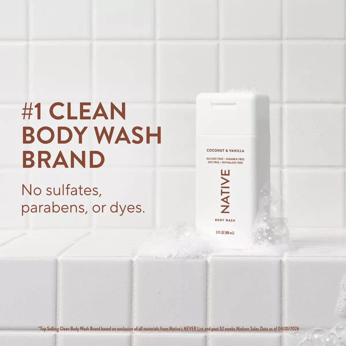 Coconut and Vanilla Infused Body Wash