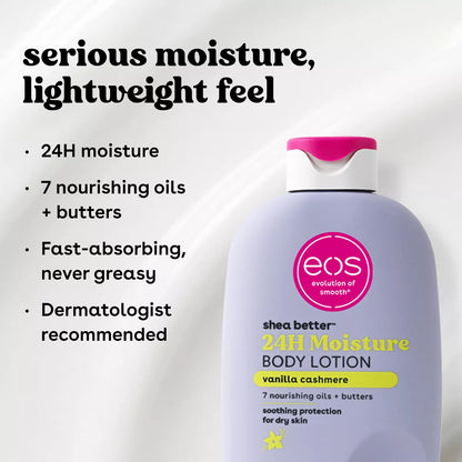 Eos Shea Better Body Lotion in Vanilla Cashmere - 16 oz