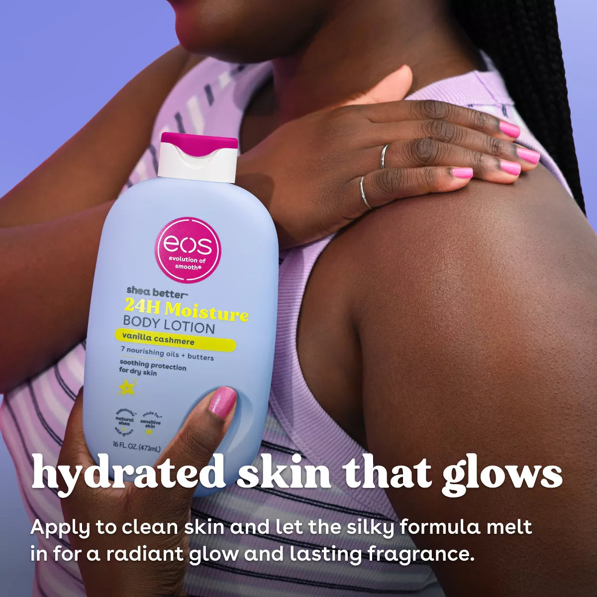 Eos Shea Better Body Lotion in Vanilla Cashmere - 16 oz