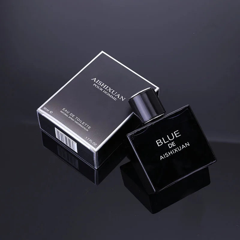Elevate Your Scent Game with Our 100ml Blue Designer Cologne for Men - Long-Lasting Gulong Perfume in a Stunning Glass Bottle with Original Ocean-Inspired Fragrance