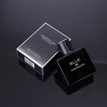 Elevate Your Scent Game with Our 100ml Blue Designer Cologne for Men - Long-Lasting Gulong Perfume in a Stunning Glass Bottle with Original Ocean-Inspired Fragrance