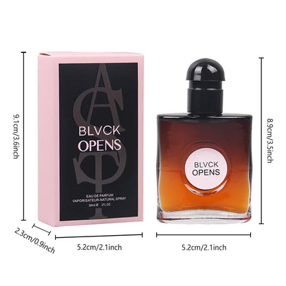 Indulge in the Alluring Essence of Luxurious Midnight Black Perfume for Women - A Captivating Floral Fragrance That Lasts