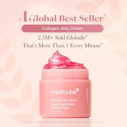 Revitalize Your Skin Overnight with Medicube Korean Collagen Peel-Off Facial Mask & Jelly Cream - Perfect for All Skin Types!