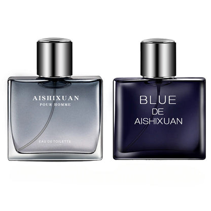 Elevate Your Scent Game with Our 100ml Blue Designer Cologne for Men - Long-Lasting Gulong Perfume in a Stunning Glass Bottle with Original Ocean-Inspired Fragrance