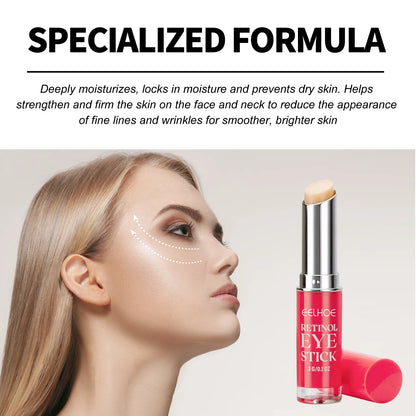 Revitalize Your Eyes: Retinol Eye Cream Stick for Dark Circles, Puffiness, and Youthful Firmness