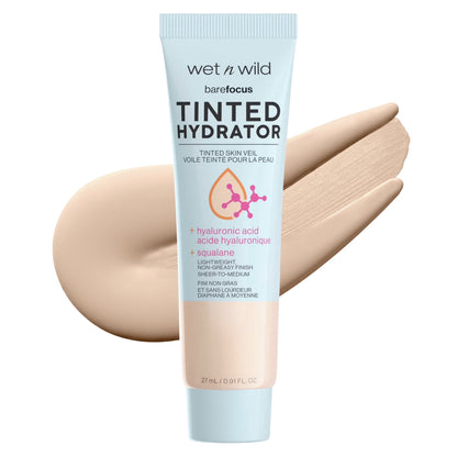 Bare Focus Tinted Hydrator - Tinted Skin Veil, Light Medium, 0.91 Fl Oz