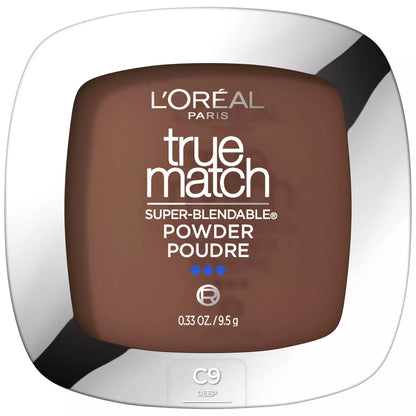 L'Oreal Paris True Match Super Blendable Oil-Free Pressed Powder, 0.33 oz