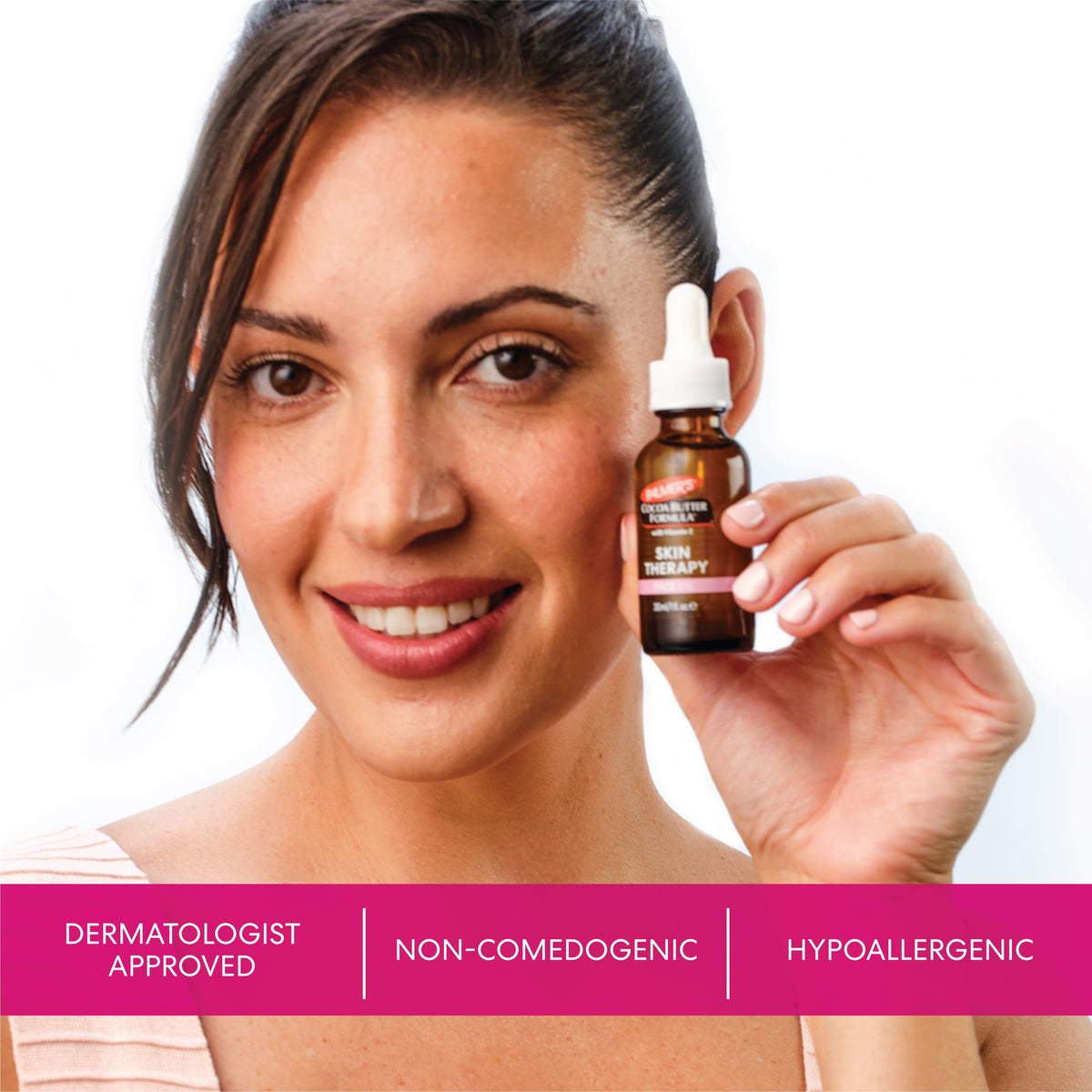 Cocoa Butter Formula Rosehip Fragrance Skin Therapy Oil for Face with Vitamin C and Retinol, 1 Fl Oz