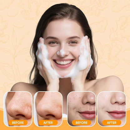 Turmeric Facial Care Set: Cleanser, Soap Bar, and Oil