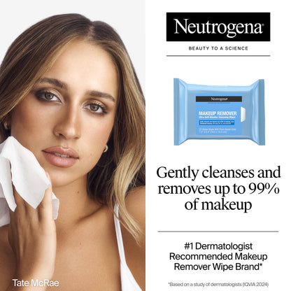 Makeup Remover and Cleansing Towelettes, 25 Count