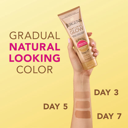 Natural Glow Daily Moisturizer and Sunless Self-Tanning Lotion for Fair to Medium Skin, 7.5 Fl Oz