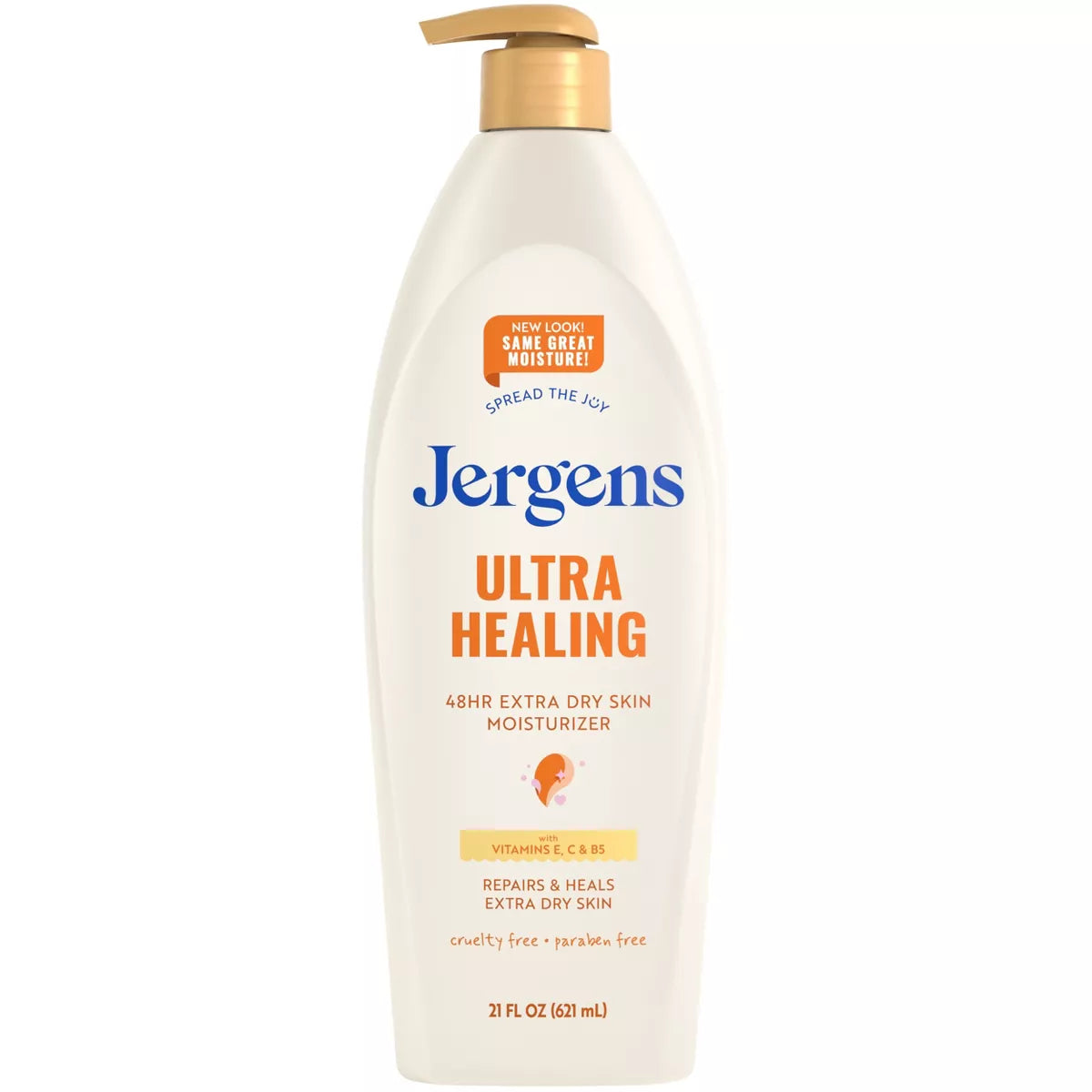 Jergens Ultra Healing Moisturizing Lotion for Dry Skin with Vitamins C, E, and B5
