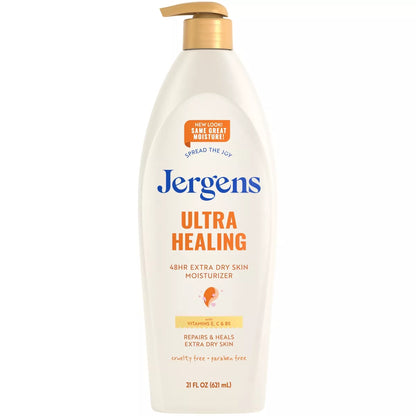 Jergens Ultra Healing Moisturizing Lotion for Dry Skin with Vitamins C, E, and B5