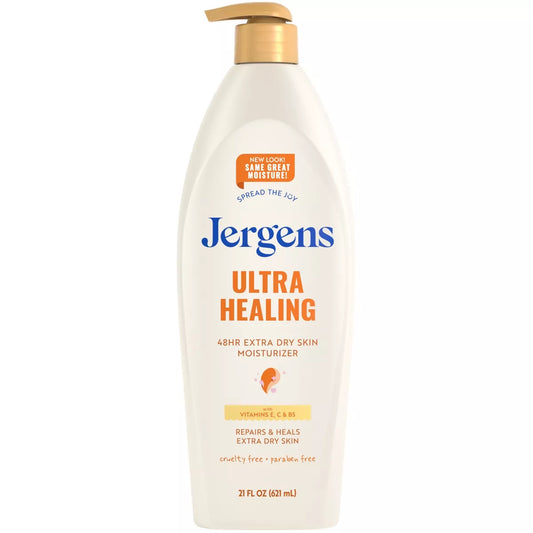 Jergens Ultra Healing Moisturizing Lotion for Dry Skin with Vitamins C, E, and B5