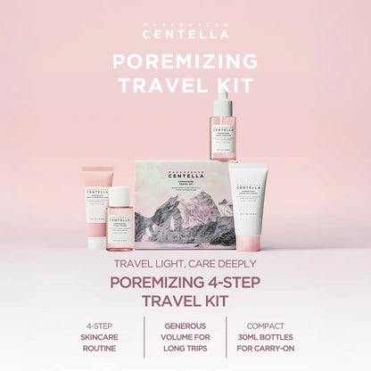 Elevate Your Skincare Routine with the Madagascar Centella Poremizing Travel Kit - Complete 4-Step Pore Care System