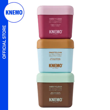 SweetClean Gelato 2-In-1 Cleans & Mask Face Wash - Coconut Bliss for All Skin Types, Hydrating Glycerin Cleanser with Fluffy Foam, 120G (Mint Chocolate, Sea Salt Caramel, Cherry, Vanilla)
