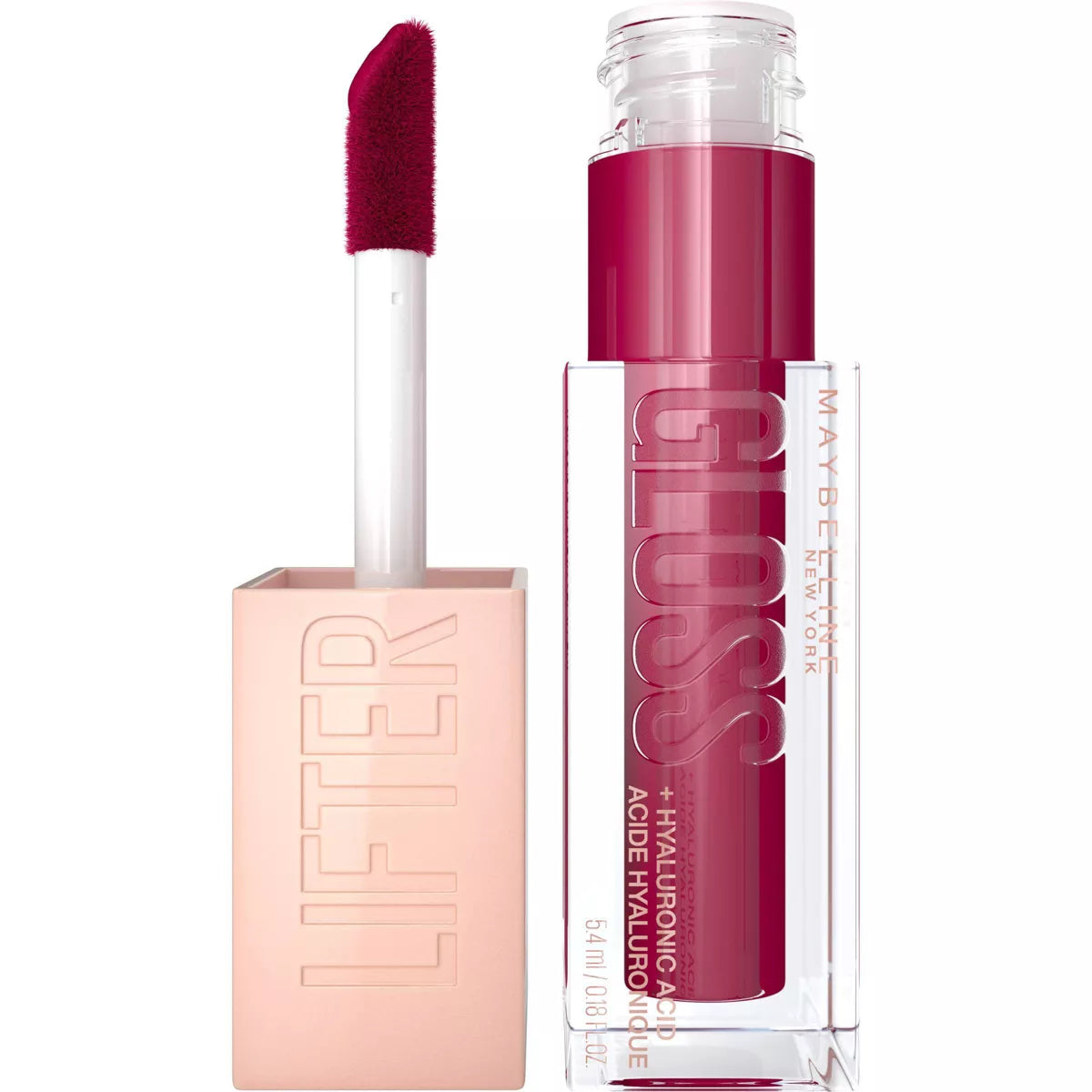 Maybelline Lifter Gloss Plumping Lip Gloss Infused with Hyaluronic Acid - 0.18 Fl Oz