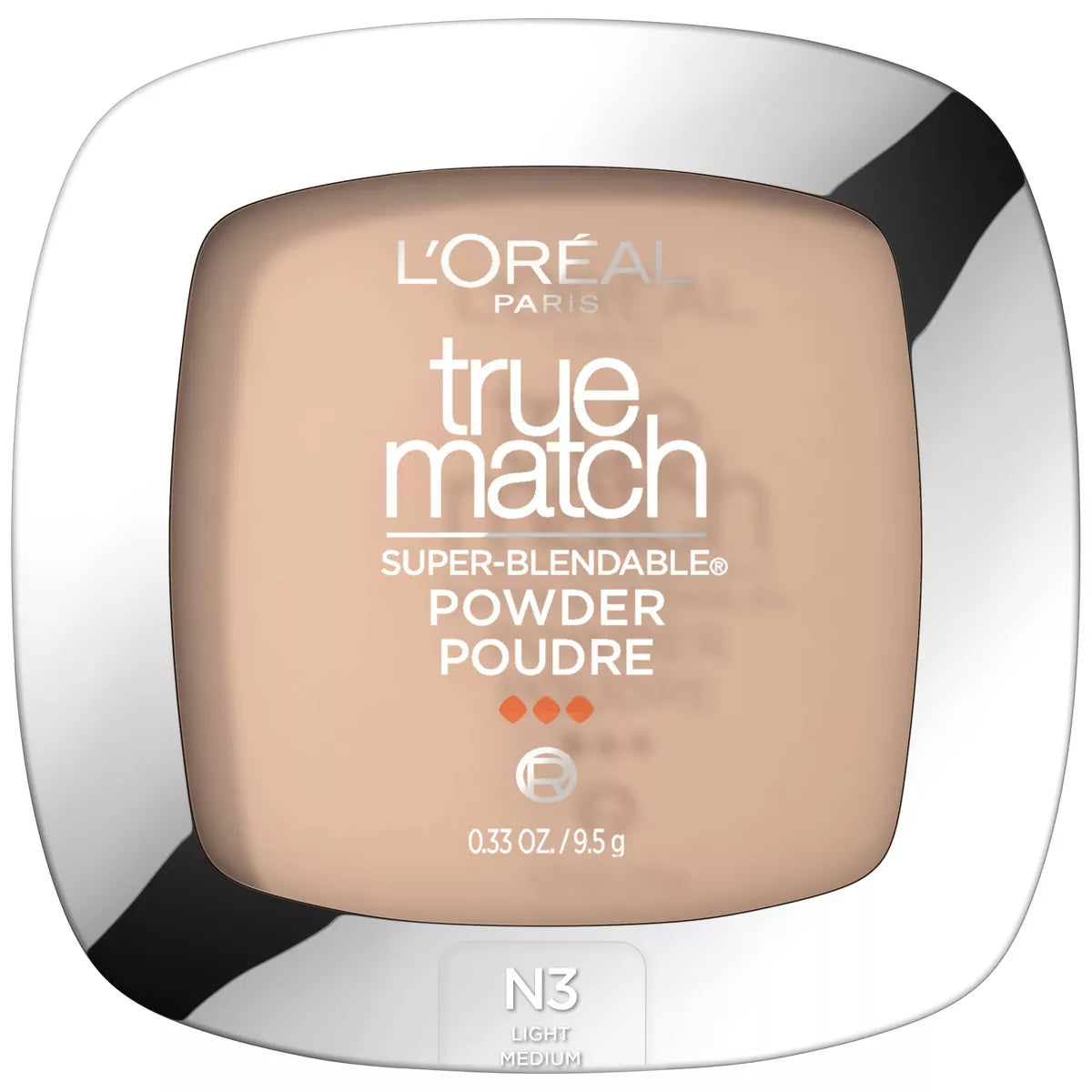 L'Oreal Paris True Match Super Blendable Oil-Free Pressed Powder, 0.33 oz