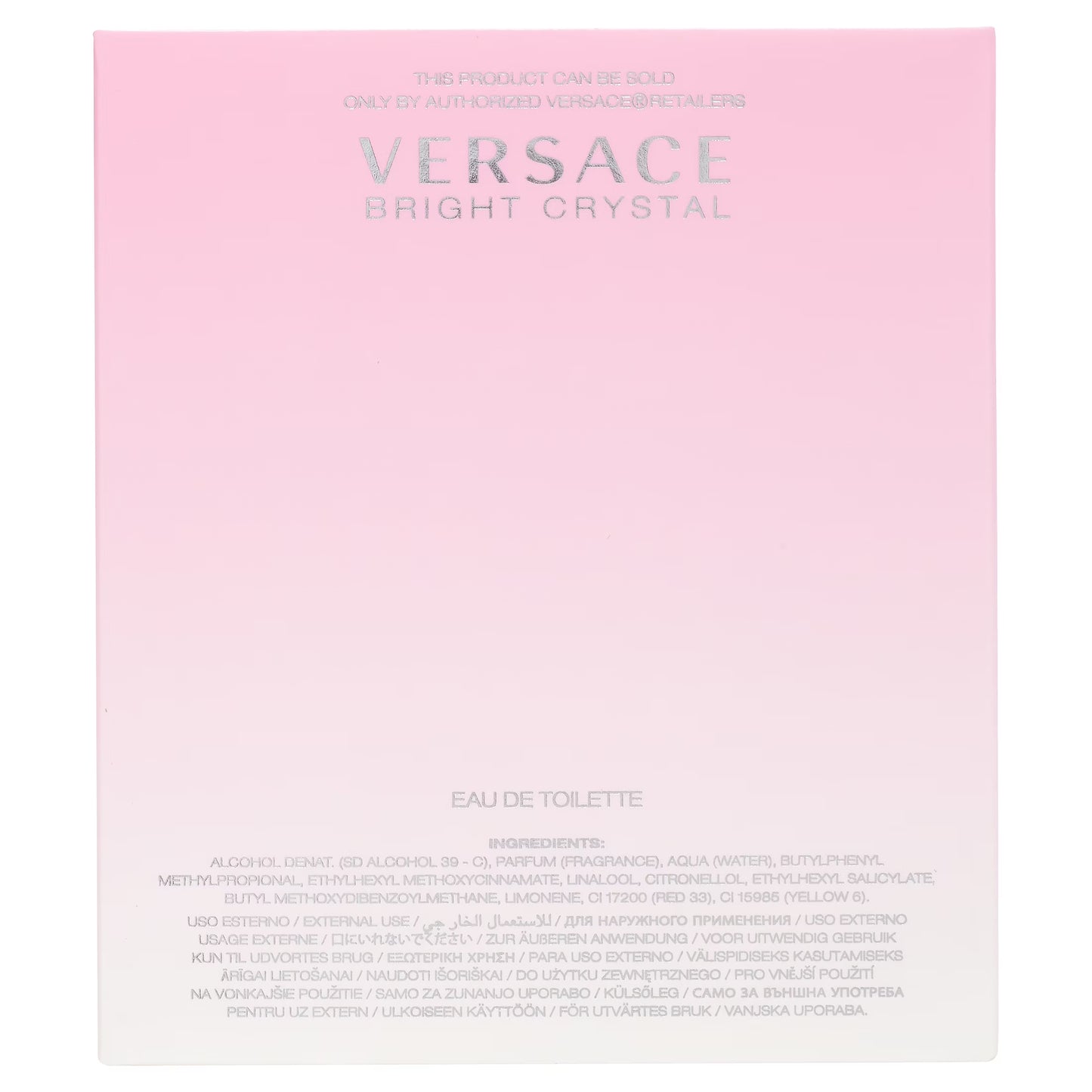 Indulge in Elegance: Versace Bright Crystal Eau de Toilette Spray for Women - 3 oz of Timeless Floral Bliss