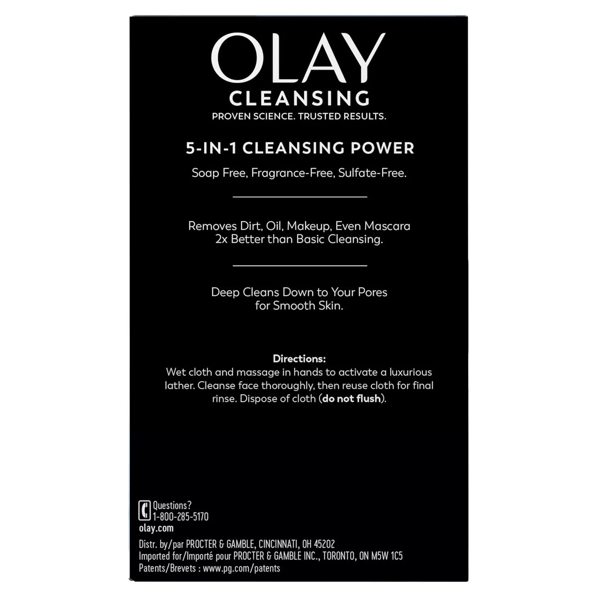 Olay Daily Facials Unscented Makeup Remover Cleansing Wipes - 66 Count