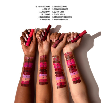 NYX Professional Makeup Butter Gloss Non-Sticky Lip Gloss Set - 3 Pack (Angel Food Cake, Creme Brulee, Madeleine)