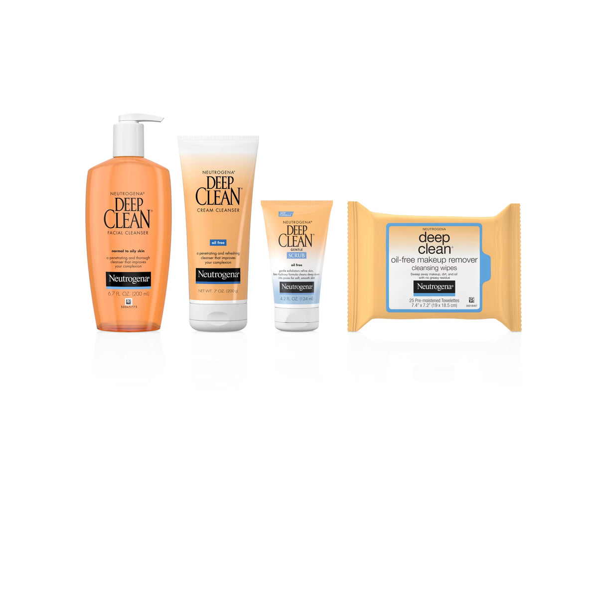 Deep Clean Gentle Facial Scrub, Oil-Free Cleanser, 4.2 Fl. Oz.