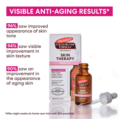 Cocoa Butter Formula Rosehip Fragrance Skin Therapy Oil for Face with Vitamin C and Retinol, 1 Fl Oz