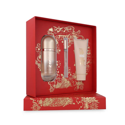 Carolina Herrera 212 VIP Rose Women's 3-Piece Gift Set (2.7 oz Eau de Parfum Spray, 3.4 oz Body Lotion, 0.33 oz Mini Eau de Parfum Spray)