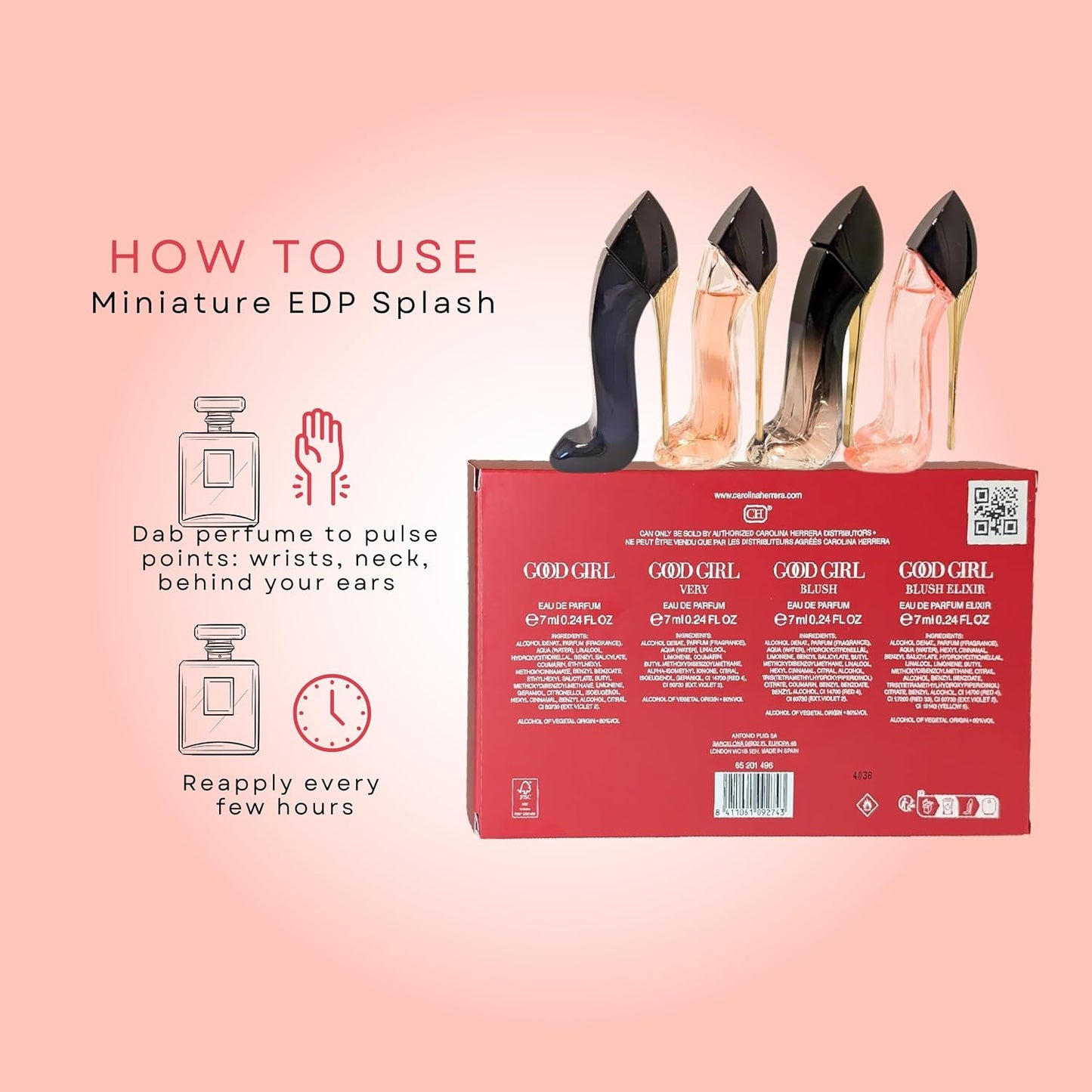 Carolina Herrera Good Girl Women's Mini Splash Gift Set - 4 Piece