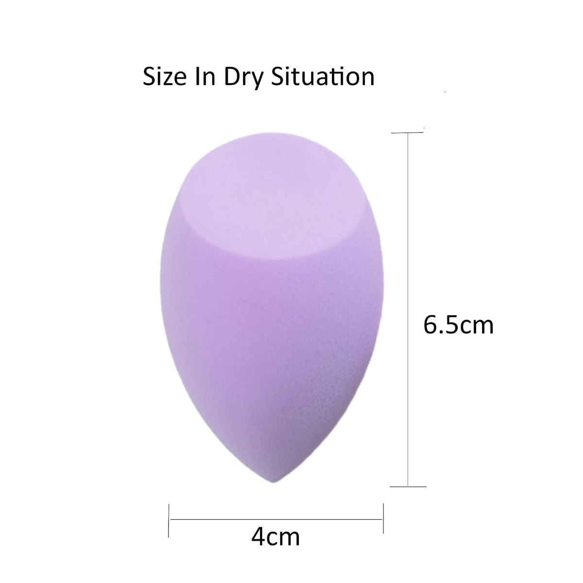 Angled Makeup Sponge Blender for Foundation Application