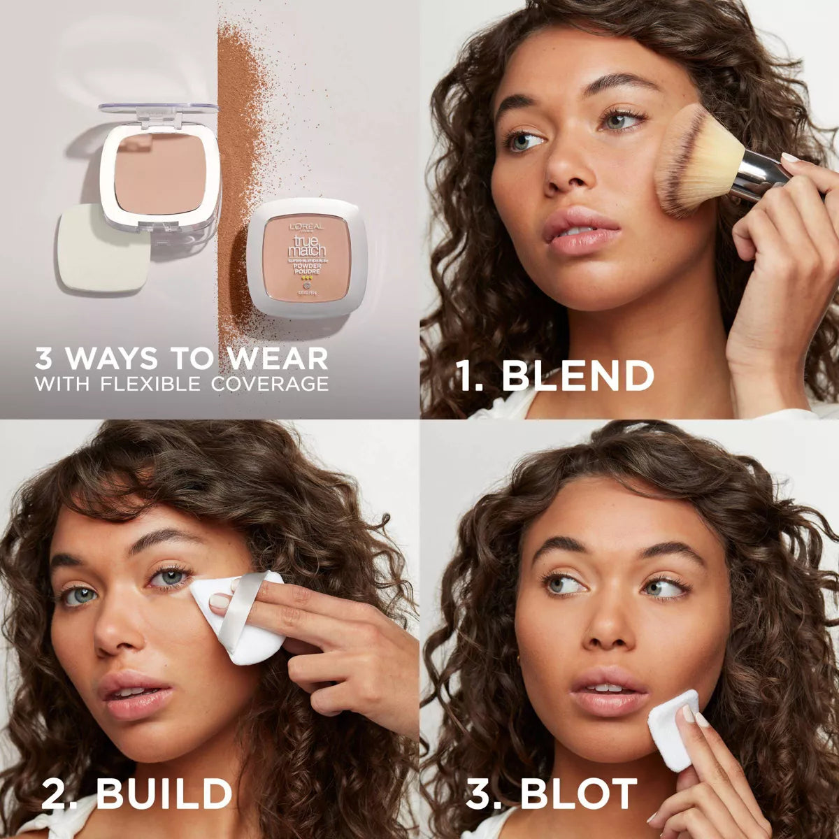 L'Oreal Paris True Match Super Blendable Oil-Free Pressed Powder, 0.33 oz