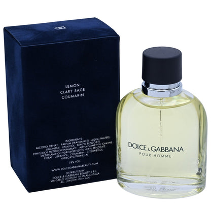 Dolce & Gabbana D&G Pour Homme Men's Eau de Toilette 4.2 oz - Brand New in Box
