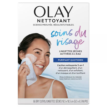 Olay Daily Facials Unscented Makeup Remover Cleansing Wipes - 66 Count